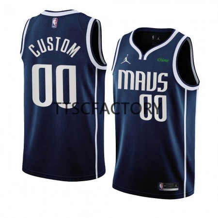 Dres Dallas Mavericks Prilagođeni Nike 2022-23 Statement Edition Navy Swingman - Muške